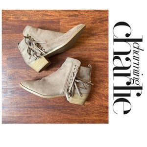 Charming Charlie Fringe Booties